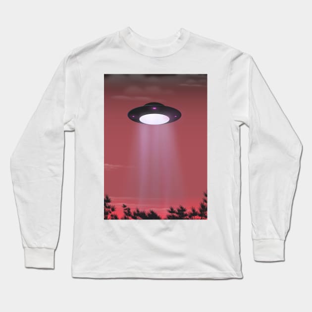 UFO Long Sleeve T-Shirt by nickemporium1